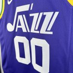 NBA 00 Clarkson Utah Jazz Maillot Retro Violet